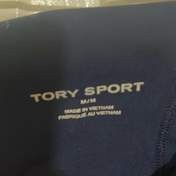 Tory sport Navy leggings size M - Picture 3 of 4